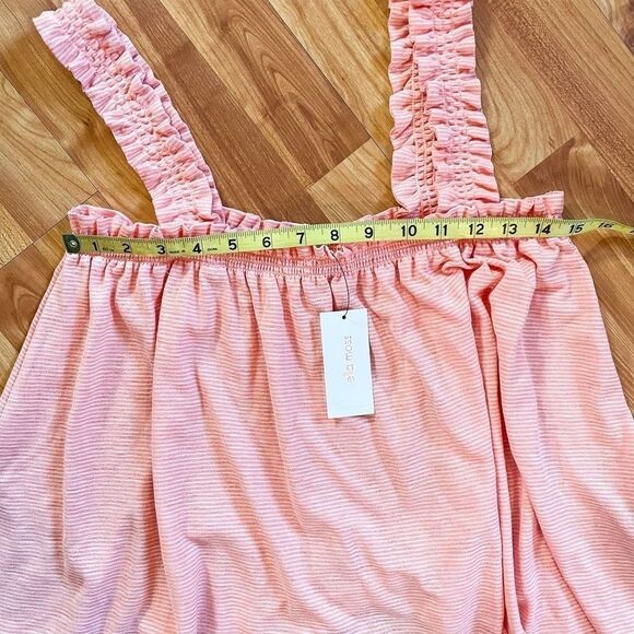 Ella Moss Addy‎ Knit Striped Ruffle Tank - Picture 12 of 14